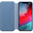 Husa Original iPhone XS Max Apple Leather Folio Cornflower