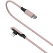 Cablu Lightning la Type-C Baseus Colourful Elbow Pink