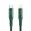 Cablu Type-C la Lightning Mcdodo PD Fast Charge Green, 20W, 1.8m, indicator led