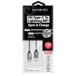 MFI Lightning to Type-C Cable Lemontti Quick Charge Gray