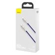 Cable Type-C to Lightning Baseus Cafule Series Metal PD 20W Purple (1m, nylon braid)