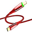 Cable Type-C to Lightning Mcdodo Shark Series Red (PD, 1.2m, 20W, automatic shutdown)