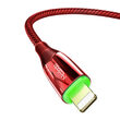Cable Type-C to Lightning Mcdodo Shark Series Red (PD, 1.2m, 20W, automatic shutdown)