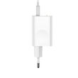 Incarcator Retea Baseus Quick Charger Single USB White (USB QC3.0 max 3A, pentru incarcatoare wirele