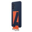 Husa Originala Samsung Galaxy A53 5G Silicone Cover with Strap Navy