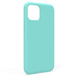 Case iPhone 11 Pro Max Lemontti Liquid Silicone Tiffany Blue