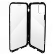 Carcasa iPhone 11 Pro Meleovo Magnetica Dual Glass Black