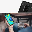 Husa Xiaomi Redmi Note 9 / Redmi 10X 4G Lemontti Carbon Case Flexible Albastru