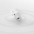 Casti True Wireless QCY T16 Dynamic-armature Drivers, Qualcomm Bluetooth, Alb