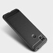 Husa Oppo A15 Lemontti Carbon Case Flexible Negru