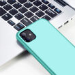 Case iPhone 11 Pro Max Lemontti Liquid Silicone Tiffany Blue