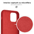 Husa iPhone 11 Pro Lemontti Liquid Silicon Red