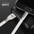 Cablu MicroUSB Mcdodo Zn-Link Silver White (1.5m, 2.4A max)