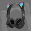 Casti Bluetooth Over-Ear Wireless OEM Cat's Ears Black