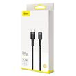 Cable Lightning to Type-C Baseus Cafule Series Gray &amp; Black (1m, 18W, PD)