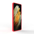 Husa Samsung Galaxy S21 Ultra Lemontti Liquid Silicon Red