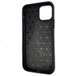 iPhone 12 / 12 Pro Lemontti Carbon Case Flexible Black