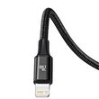 Cable Type-C to MicroUSB+Lightning+Type-C Baseus 3 in 1 PD 20W Black 1.5m