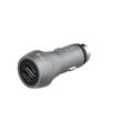 Incarcator Auto Qualcomm 3.0 3A Devia Hammer Dual USB Space Gray