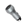 Incarcator Auto Qualcomm 3.0 3A Devia Hammer Dual USB Space Gray