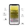 Folie iPhone 11 Pro / XS / X Eiger Glass 3D Edge to Edge Clear Black (0.33mm, 9H, perfect fit, curv