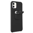 Case iPhone 11 Pro Max Lemontti Liquid Silicone with Apple AirPods Case Dark Blue
