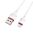 Borofone BX17 Enjoy USB to Lightning cable, 1m, White