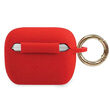 Airpods Pro Case Guess Silicone Glitter Red
