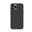 iPhone 13 Pro Case Lemontti Silicon Soft Slim Black