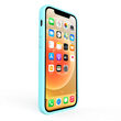 Case iPhone 12 Pro Max Lemontti Liquid Silicon Tiffany Blue