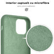 iPhone 11 Pro Max case Lemontti Liquid Silicon Light Green