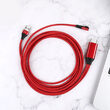 Cable HDMI to Lightning and USB Mcdodo Plug&amp;Play Red 2m