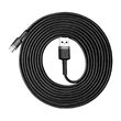 Cable Type-C Baseus Coffee Series Gray &amp; Black
