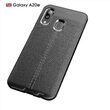 Samsung Galaxy A20e case Lemontti Litchi Black