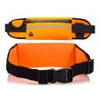 Lemontti Centura Alergare Sport cu Suport Sticla si Orificiu Pentru Casti Portocaliu