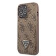 Husa iPhone 13 Pro Guess 4G Saffiano Double Card Maro