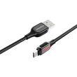 Borofone BU14 Heroic USB to MicroUSB cable, 1.2m Black