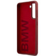 Husa Samsung Galaxy S21 G991 BMW Silicone Signature Logo Rosu