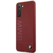 Husa Samsung Galaxy S21 G991 BMW Silicone Signature Logo Rosu