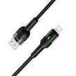 Borofone BU17 Starlight USB to Lightning cable, 1.2m, Black