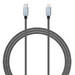 MFI Lightning to Type-C Cable Lemontti Quick Charge Gray