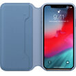 Husa Original iPhone X / XS Apple Leather Folio Cornflower