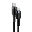 Cable Lightning to Type-C Baseus Cafule Series Gray &amp; Black (1m, 18W, PD)