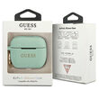 Husa Airpods Pro Guess Silicon Glitter Verde