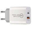 Charger Network Lemontti PD Type-C + USB Quick Charge 20W 3.4A max White
