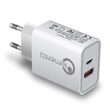 Charger Network Lemontti PD Type-C + USB Quick Charge 20W 3.4A max White