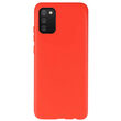 Samsung Galaxy A02s Case Lemontti Silicon Silky Red