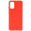 Samsung Galaxy A02s Case Lemontti Silicon Silky Red
