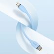 Cablu Baseus Jelly Liquid Silica Gel Type-C la Lightning, 20W ,1.2 m, Albastru