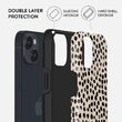 Husa iPhone 14 Burga Dual Layer Almond Latte